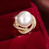 Exquisite Princess Qianjin Layered Bead Open Ring - Versatile Women's Jewelry