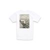 X Moma Munch Logo Print Crew Neck Short Sleeve T-Shirt Men Tops White VN0A4RP61UB