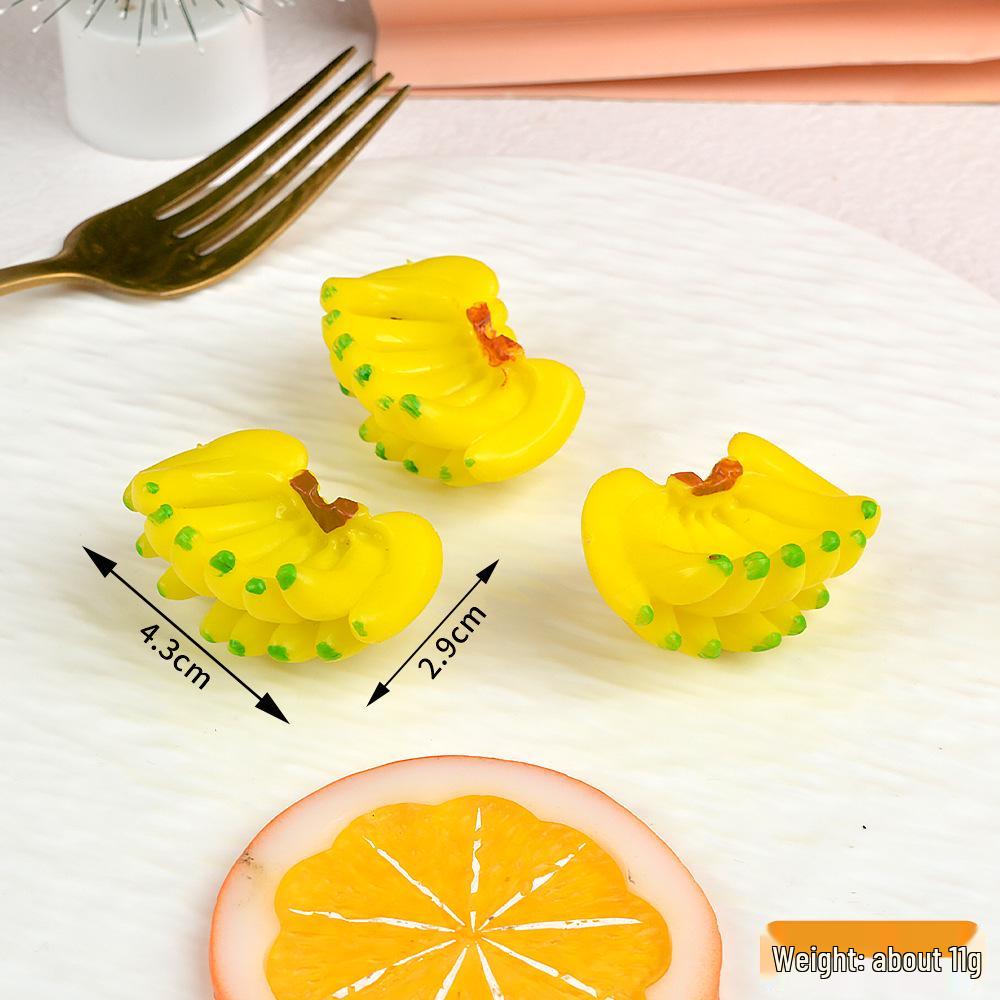 Simulation Mini Fruit Keychain: High-Quality PVC Fake Strawberries and Cherries