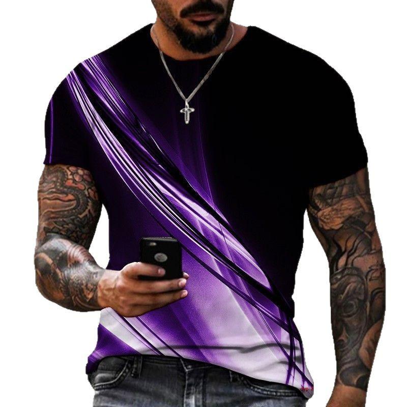 Men's T-shirt Summer Personalized Pattern 3D Short Sleeve Top T-shirts
