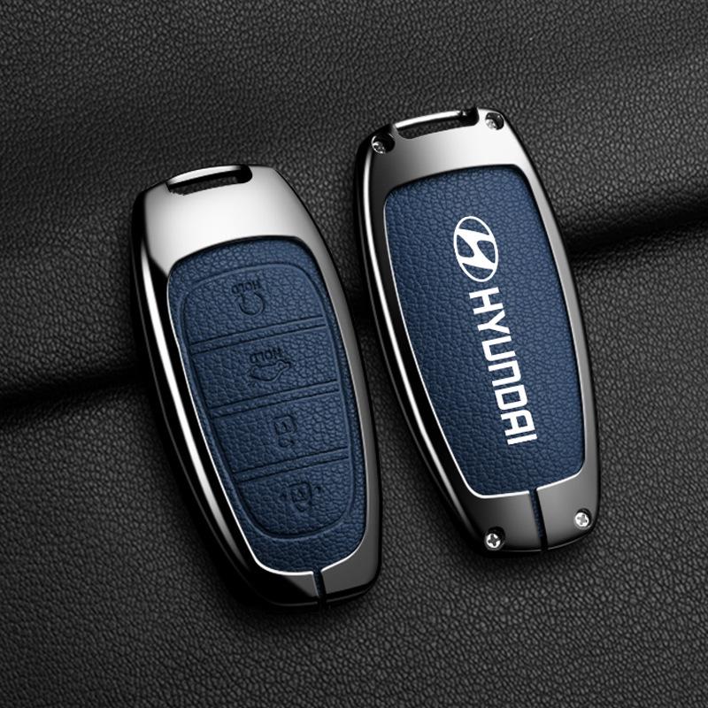 Modern Metal Key Shell Case for Santa Fe ix45/ix35 Box