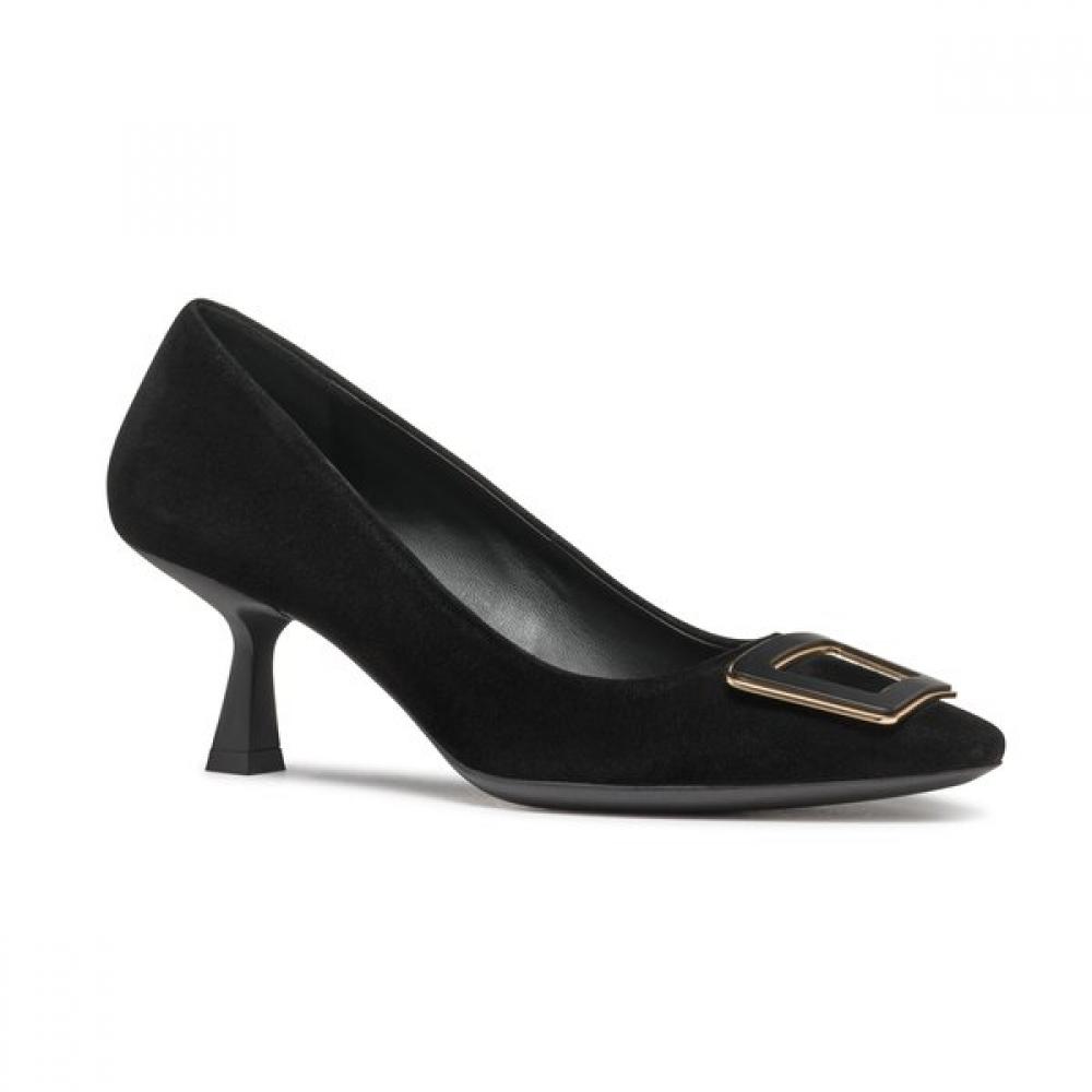 Geox Women S Comfort Point pumpS dreSS ShoeS Black Gizeldar