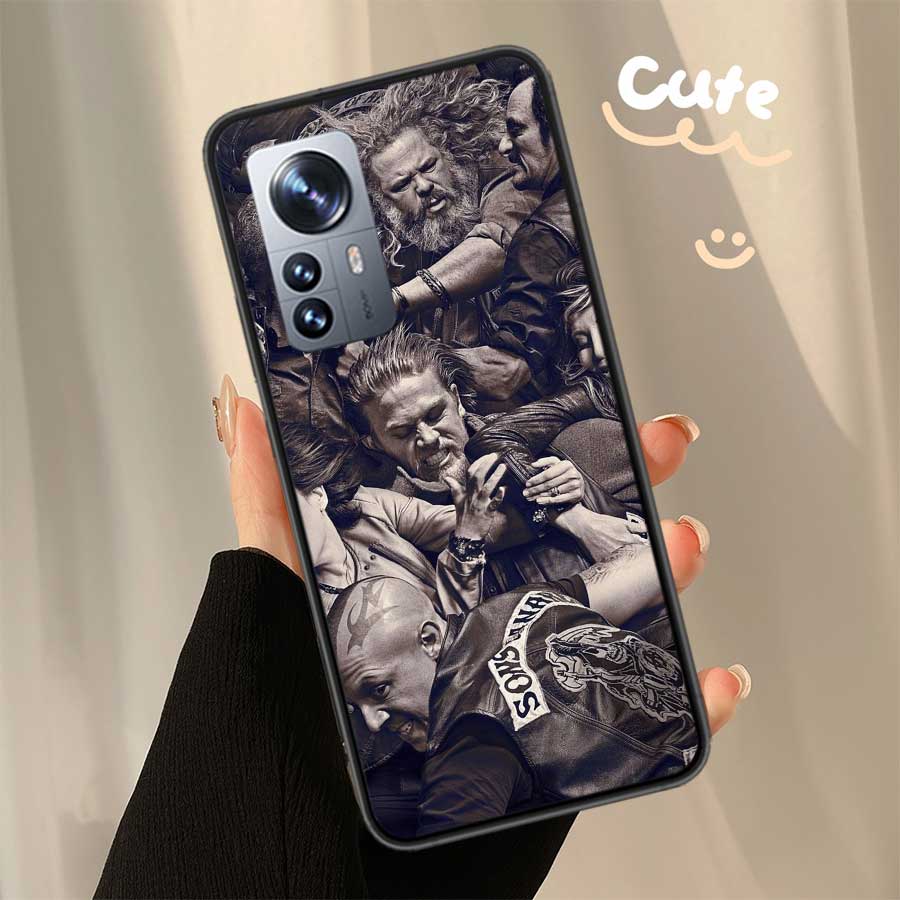 Sons of Anarchy Clear Phone For Xiaomi Poco X7 X6 X5 F6 F5 F7 Mi 14 Ultra 15 13 12 12X 12T 11T 10T Pro 11i 10 Lite Cover Case TP