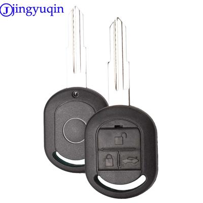 Jingyuqin Remote Car Key Shell Case Cover For Buick 2003-2005 Excelle HRV For Chevrolet Car Key Fob Uncut Blade Fob