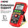 ANENG M109 Smart Multimeter Tester AC/DC Voltage Voice Broadcast Meter NCV Capacitance Continuity Professional Electrical Tools with Digital Display