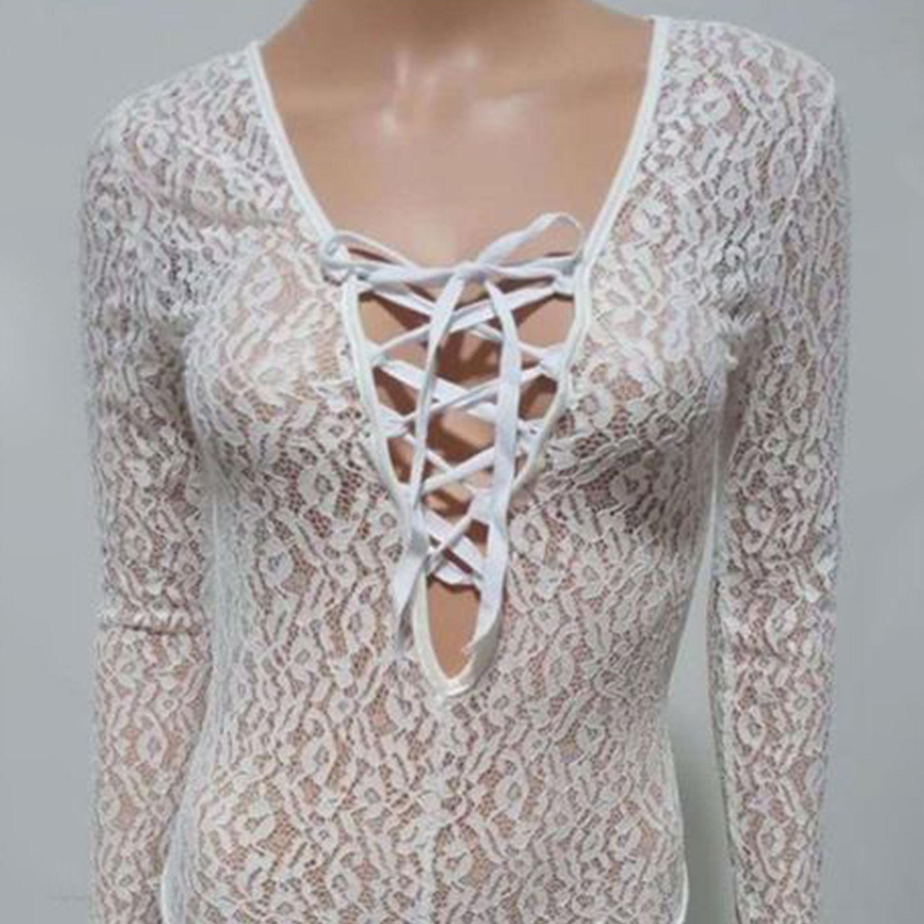 Фотосессия обворожительной Mya - Lace Bodysuit