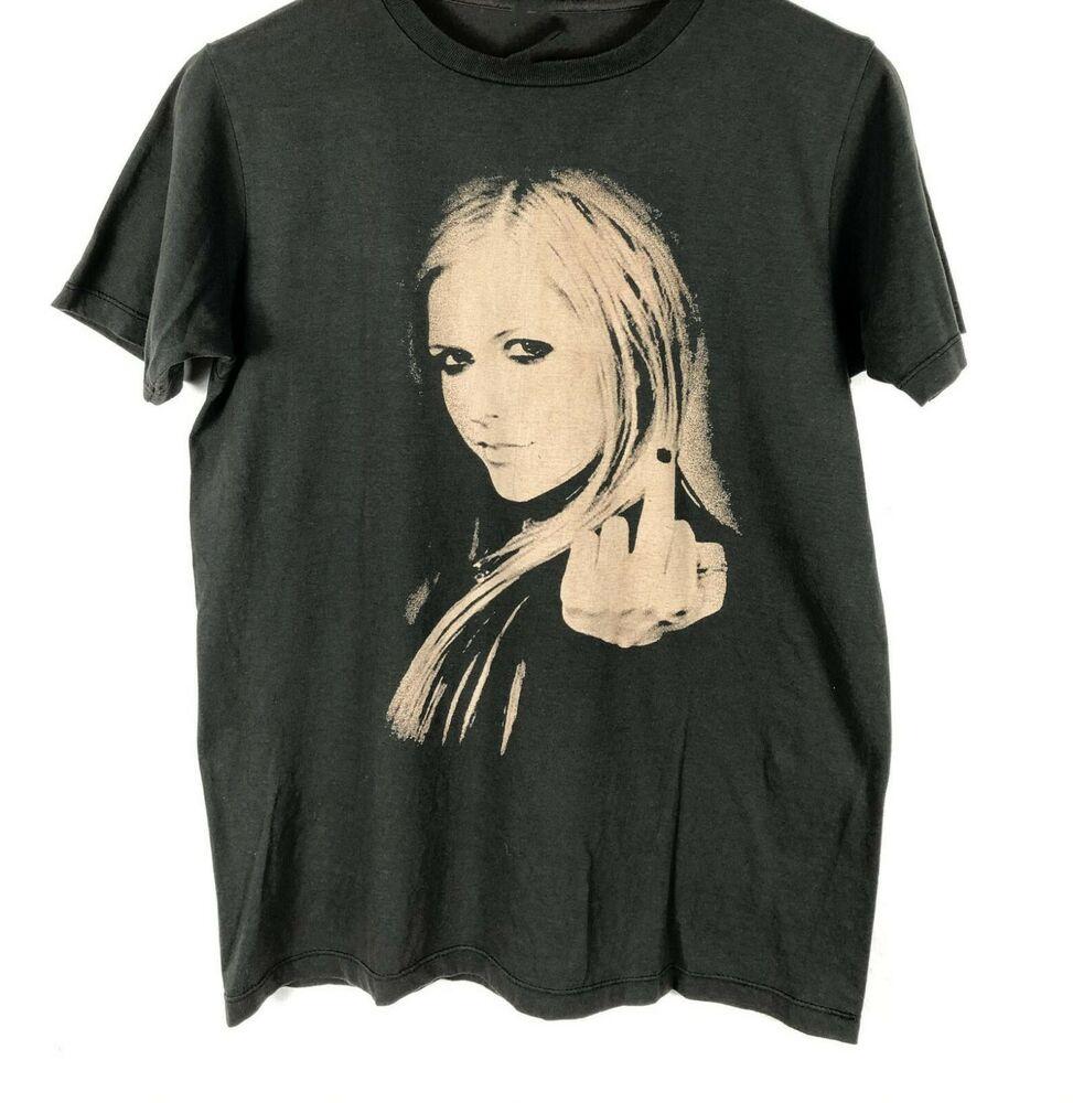 

Vintage Avril Lavigne Punk Rock Tour Black Unisex T-Shirt S-234Xl M614