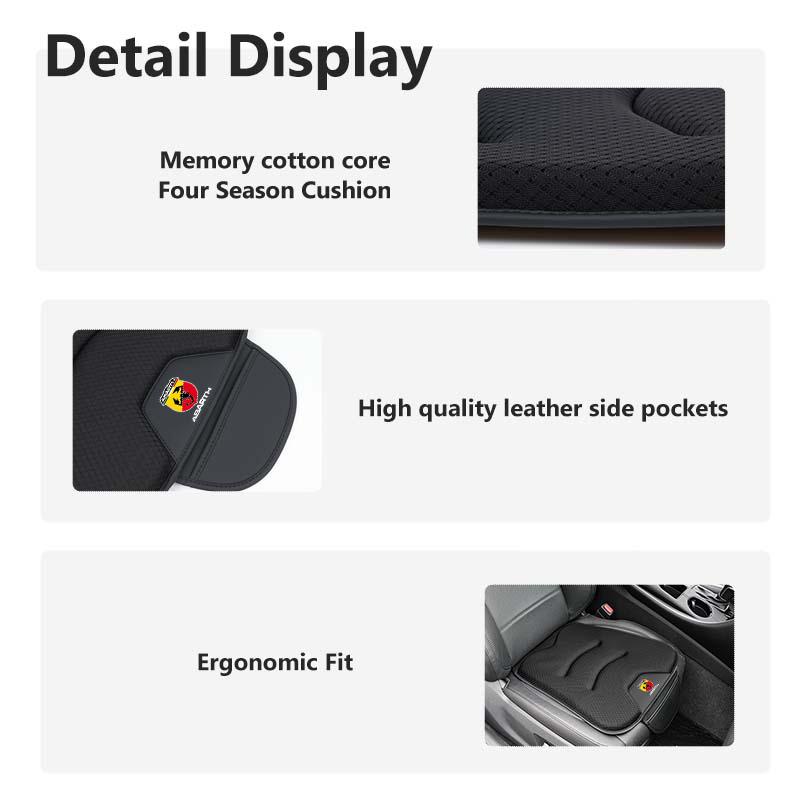 Ice Silk Car Seat Cover Ultrathin Cushion Rear Seat Protect Pad For Abarth FIAT 500 Ducato Stilo Palio UNO Astra Bravo Tipo