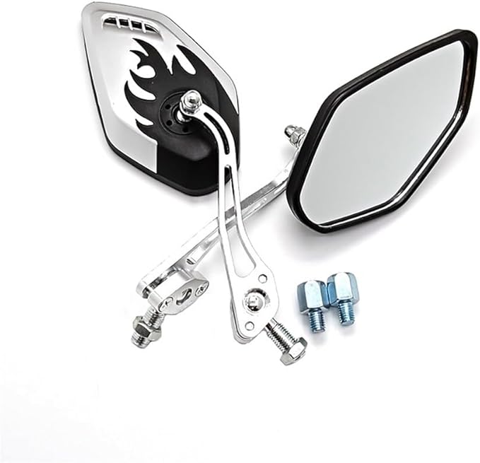 Motorcycle Rearview Mirror 360° Rotating Adjustable Electric Vehicle Scooter Universal Modification Accessories