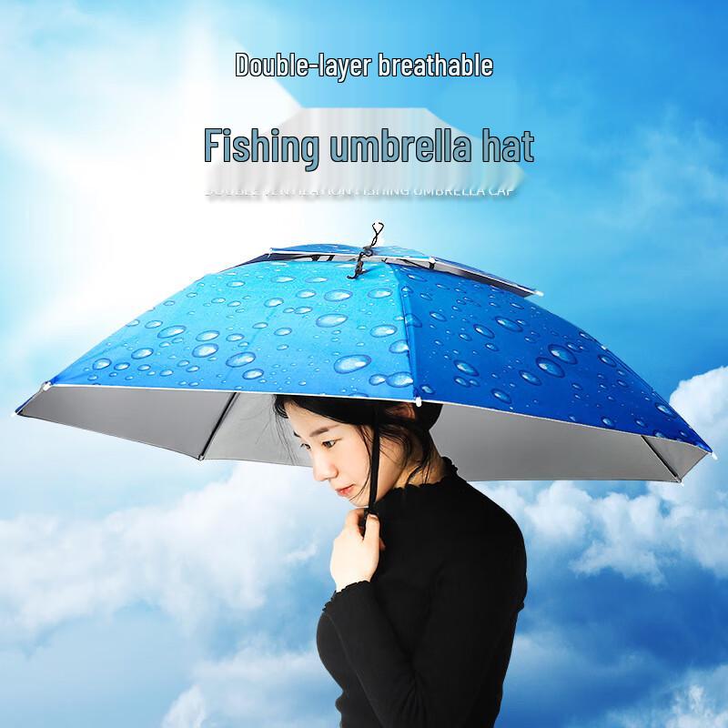 Nanjiao Fishing Head-Worn Umbrella Hat