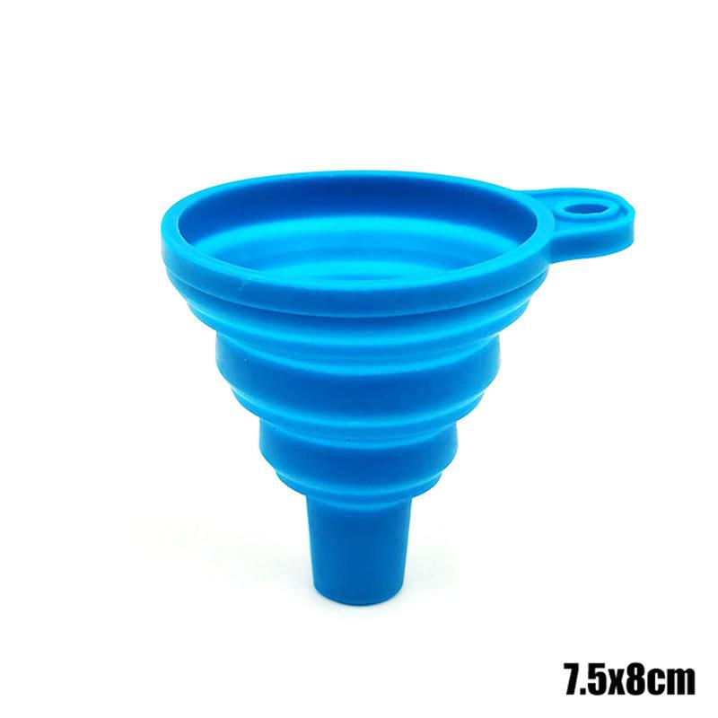 

Воронка для автомобильного двигателя Универсальная силиконовая воронка для замены омывающей жидкости Складная портативная воронка для замены моторного масла и бензина