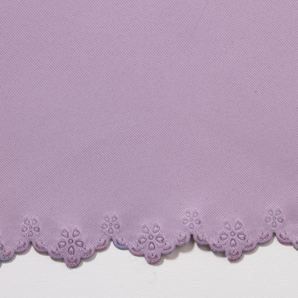 Shop Cafe Curtains for Small Flame Light Grade 1 Heat Gray 95cm Wide X 80cm Long [Cloth Nunoya] Windows, Retardant, Blocking, Insulation, Purple, [1