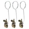 Delicate Miniature Metal Bookmarks Clip Feature Chinese Astrological Animals Suitable For Office And Dining Table Use