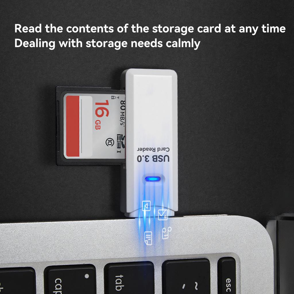 2 In 1 Factory Direct Sale Usb Specification Ver 3.0 Speed Upto 640MB/S Sd Tf Card Reader Adapter 1tb Memory Card 10 Year