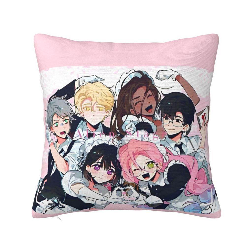 Shadow Milk Cookie Run Kingdom Square Pillow Covers Bed Car Cute Cartoon Anime Cushion Case Funny Decor Pillow Cover 4040