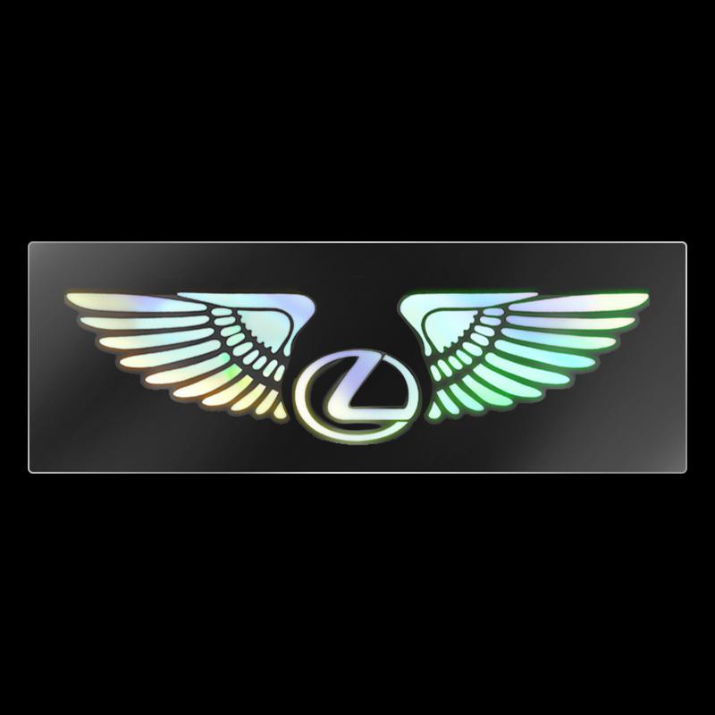 

Colorful Reflective Laser Car Refit Personalized Wing Sticker For Lexus IS250 IS200 CT200h GS300 LS430 RX450h LX570 IS300
