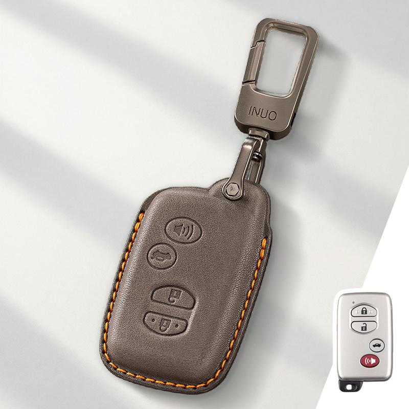 Genuine Leather Protector for Old Toyota Highlander Land Cruiser Lexus Key Case Cover Fob