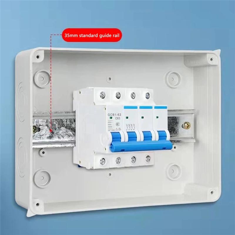 HT Electrical Junction Box IP65 Waterproof Outdoor Distribution Box Transparent Cover Switch Wiring Boxes