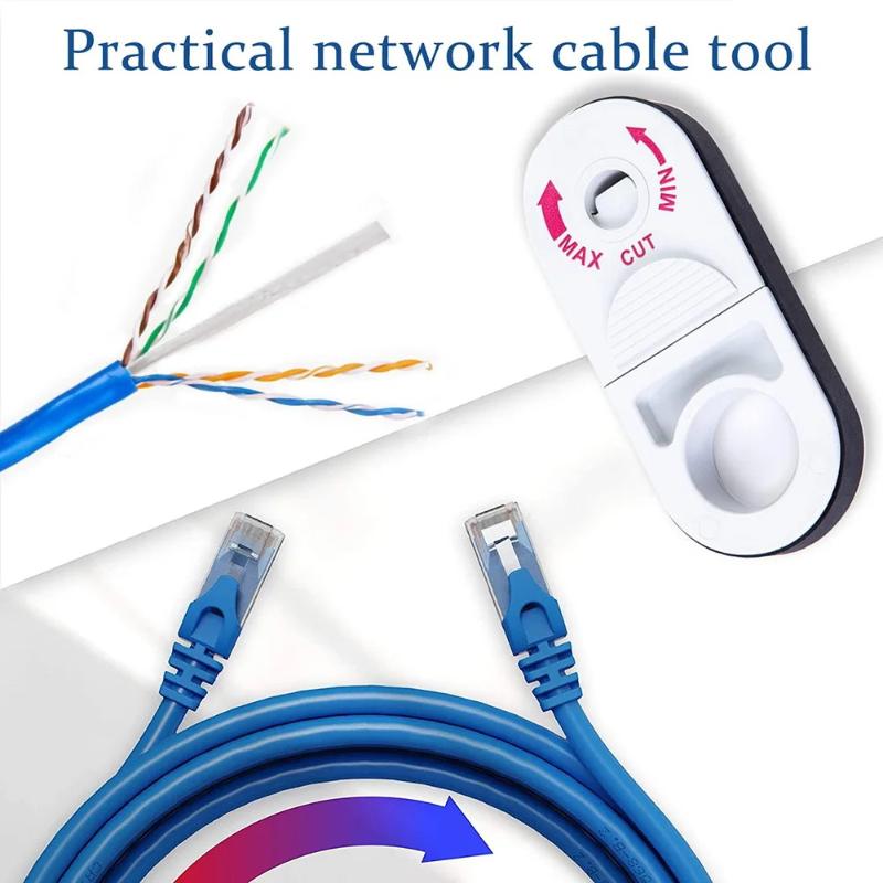 Cable, Air Pipe, Water Pipe, Ring Wire Stripper Telephone Line, Coaxial Cable, Cat5E Twisted Pair Stripper Tool