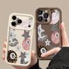 Shockproof Phone Case For iPhone 17 Pro Max Leopard Print Stars Billiards Silicone Cover For iPhone 16 Pro Max Cover iPhone 15 14 13 12 11 16E