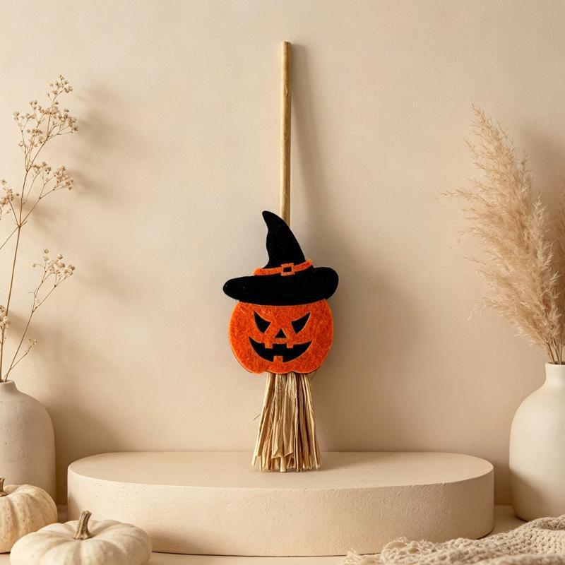 Halloween Pumpkin Bat Ghost Mini Straw Decor Food Grade Material for Home Halloween Party Table Decorations