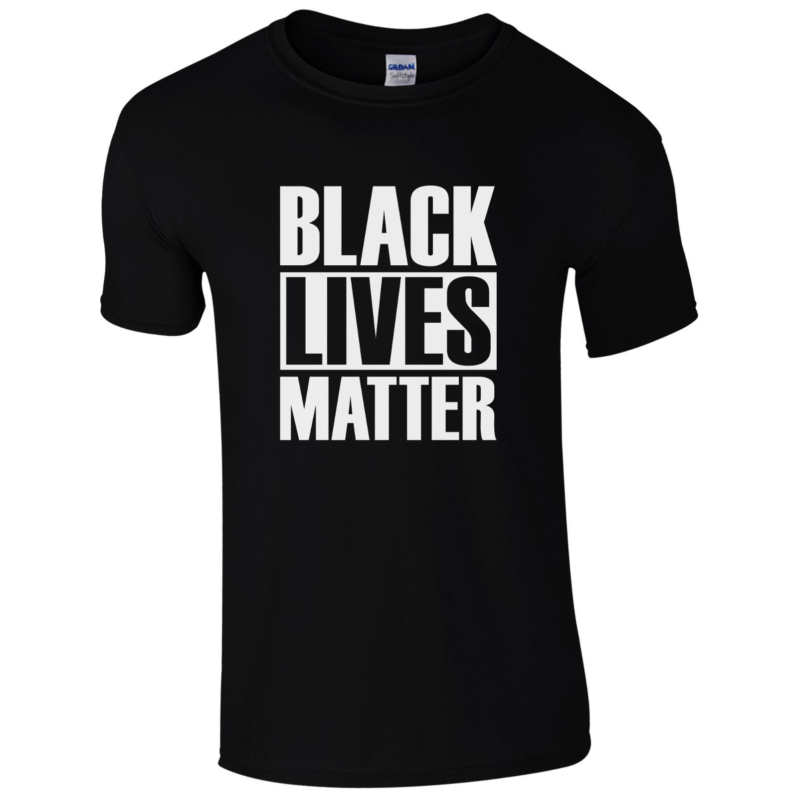 Black Lives Matter T-Shirt Anti Racism Inspired Protest Unisex Mens Top S
