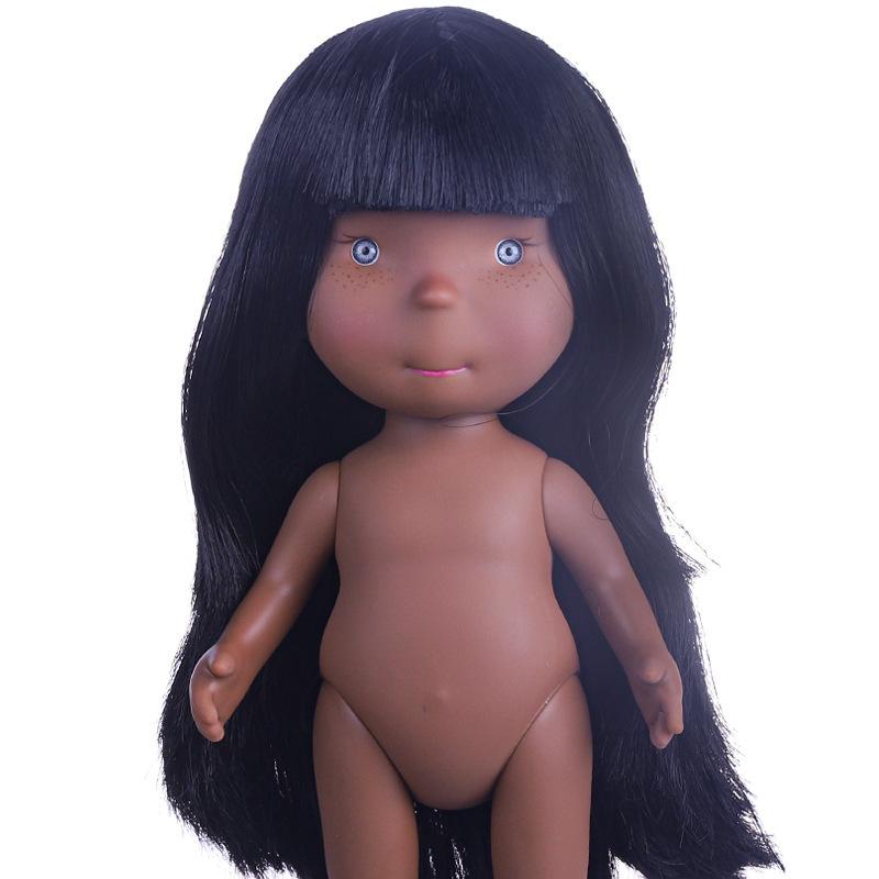 New Mia 24Cm Vinyl Naked Dolls With Movable Joints Waldorf Diy Custom Play Dolls For Kids Pretend Play Handmade Craft Toys