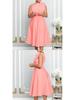 Plus Size Women's One-Shoulder Ruffle High-Waisted Evening Gown Dress