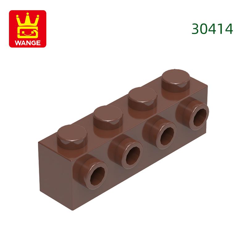 Non-Toxic 63Pcs/Lot 30414 Modified 1X4 With Studson Side Block Moc Color Accessories Compatible With Brick Diy Children Toy Assembly