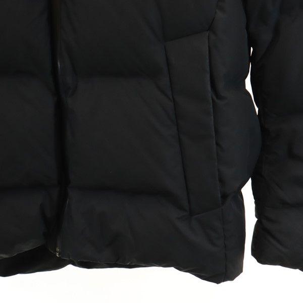Uniqlo Long Sleeve Seamless Down Jacket L Black Series Hood Men's Used