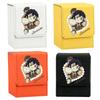 Anime Demon Slayer Card Case Kamado Tanjiro Nezuko Tsuyuri Agatsuma Zenitsu Self Made Leather Game Collection Card Storage Box