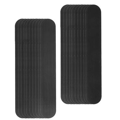 20 Stück Kragen-Schweiß-Pads, Einweg-Hutkragen, Schweißflecken, selbstklebende Hals-Liner-Pads(Schwarz )
