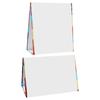 Quadros Brancos Dobráveis Quadro Branco Magnético Quadro Branco de Apagar Seco Quadro Branco Dupla Face para Alunos Professor Sala de Aula