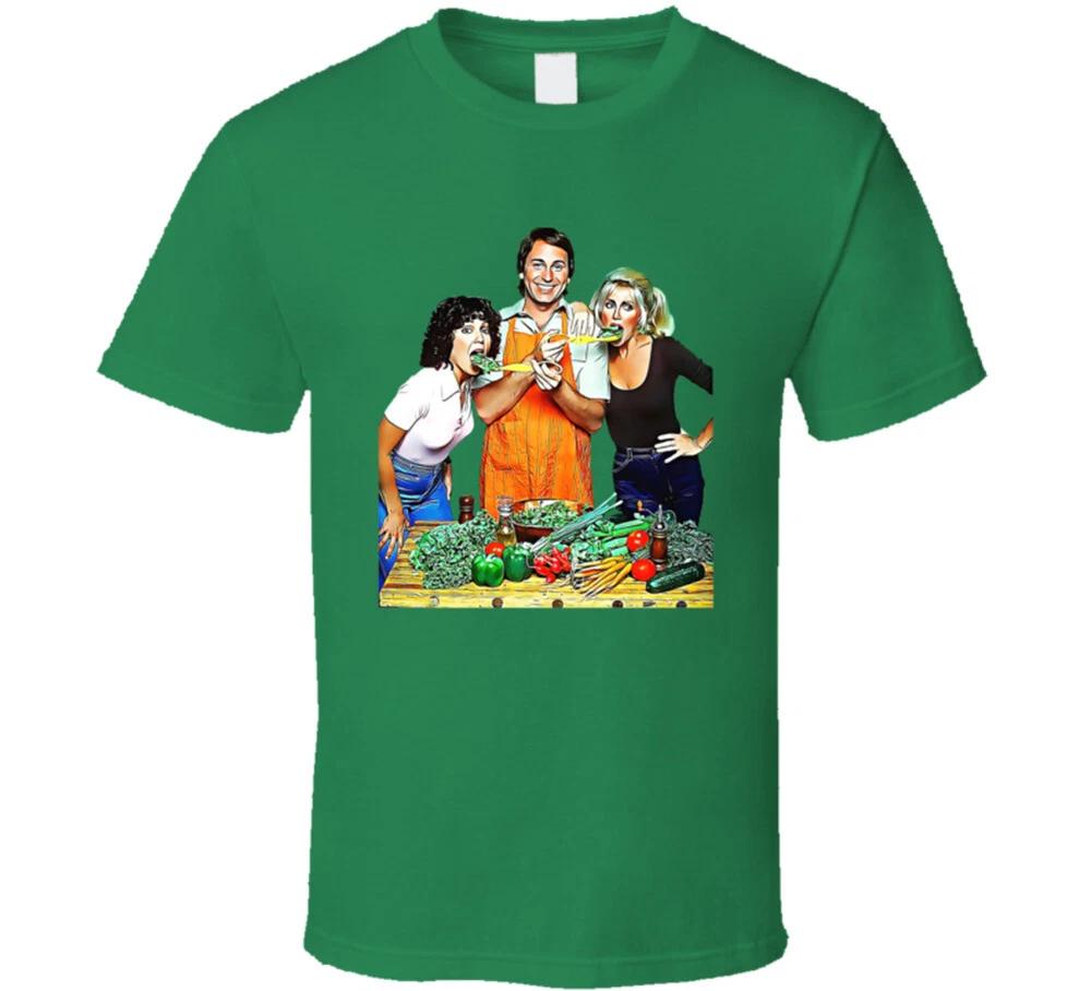 Threes Company Eating Salad T Shirt