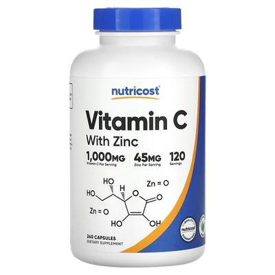 Vitamin C mit Zink, 240 Kapseln