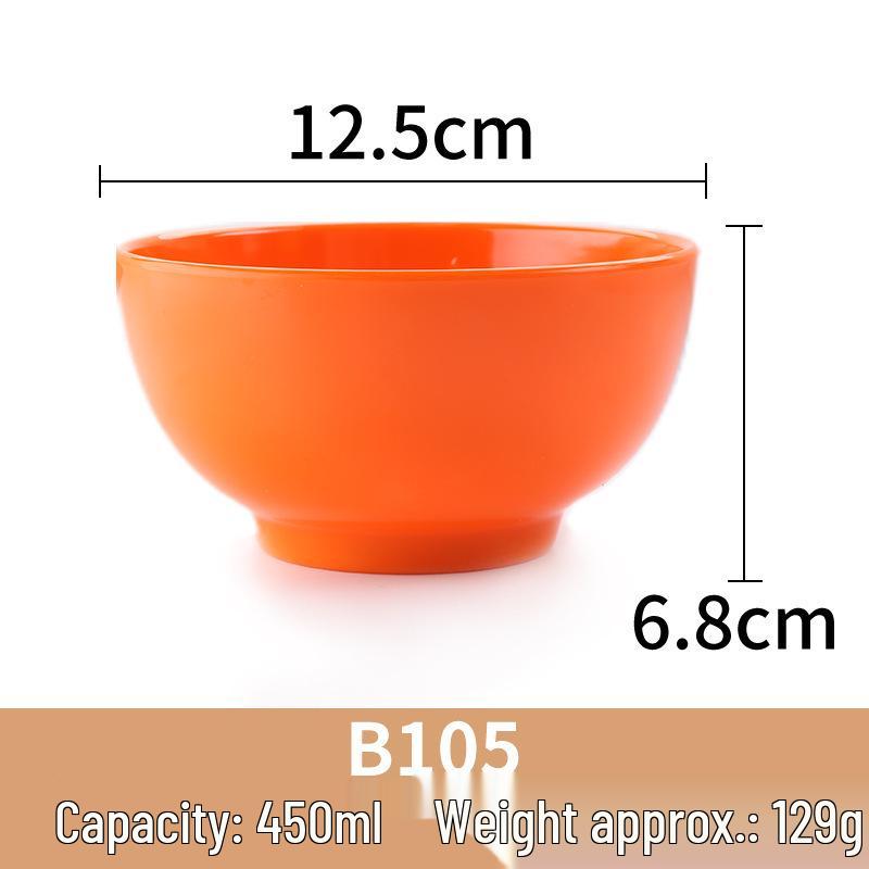 A5 Melamine Small Bowl for Soups, Rice & Porridge - Ideal for Restaurants & Dining Halls.