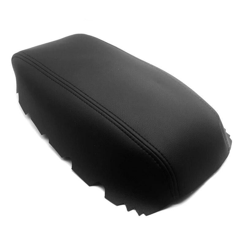 

Мягкий кожаный чехол на подлокотник для Honda Accord 6th Gen 1997-2002, автомобильный Стайлинг, центральный контрольный подлокотник, кожный чехол, наклейка, отделка чёрный