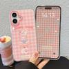Funda con diseño de gato y perro para iPhone 16Pro, transparente, estética, elegante, suave, duradera, bonita, de TPU, a prueba de golpes, para iPhone 13, 14, 15, 16 Pro Max