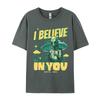 High Quality 3D Printing Tshirts Alien I Believe in You Tshirts 100 Cotton Tops Tees for Men Tops T Shirt