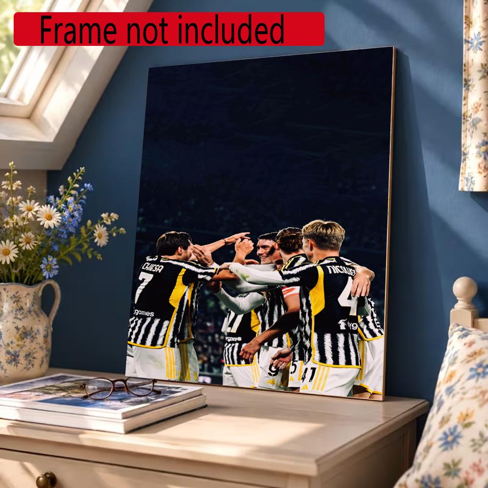 Juventus 5D Diamond Painting Round Diamond Rhinestones Mosaic Diamond Embroidery Wall Paintings Rhinestones Gift Frameless