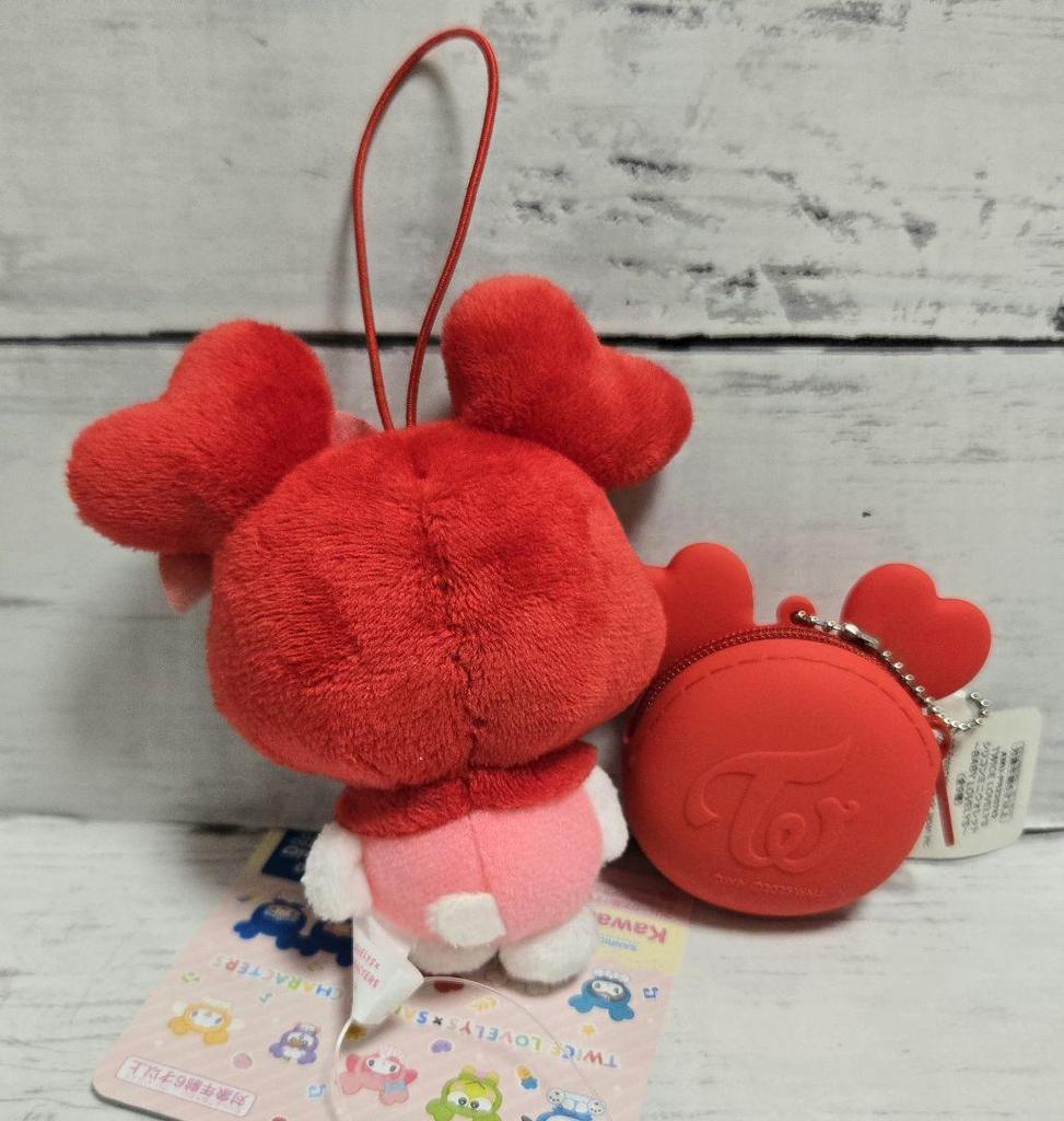 [USED] GIGO TWICE LOVELYS Wallet Mascot Figure Petite