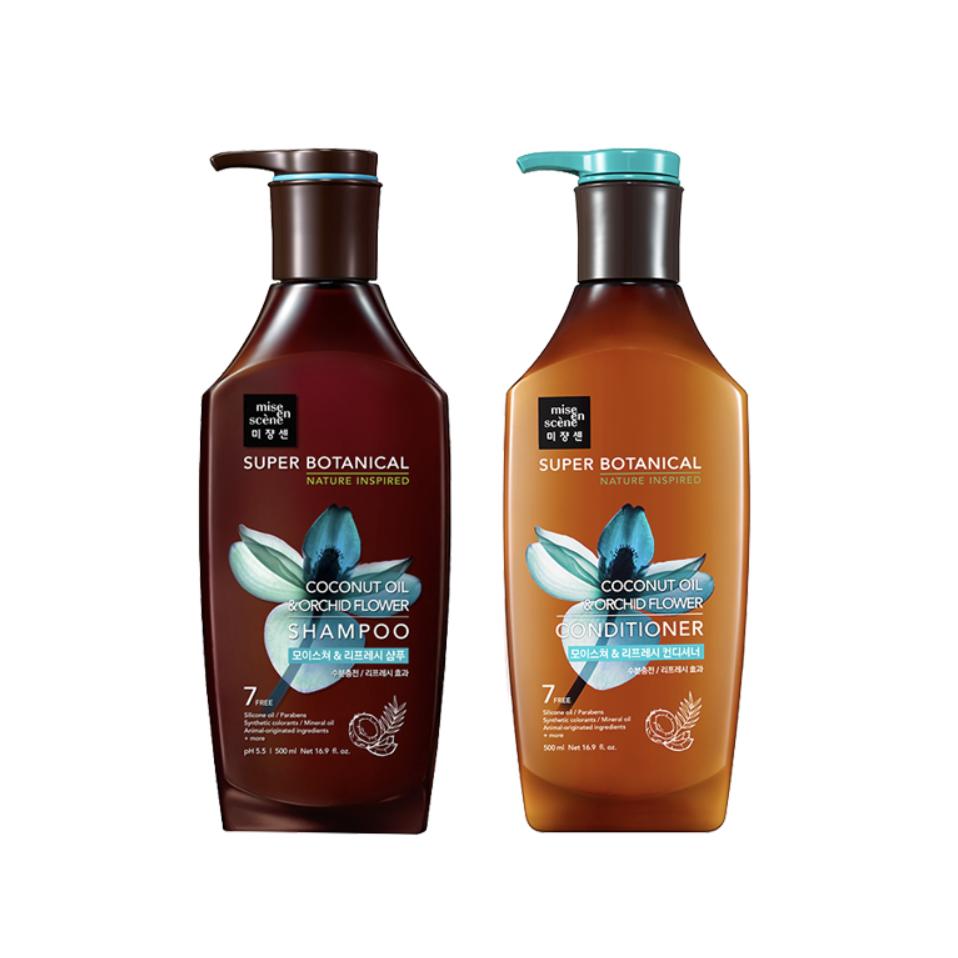 

Mise En Scene Super Botanical Moisture & Refresh Shampoo 500ml + кондиционер 500ml