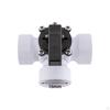 Three Way Diverter Valve Hose Connector with Pipe Clamps Pool Hoses Connection Fittings for