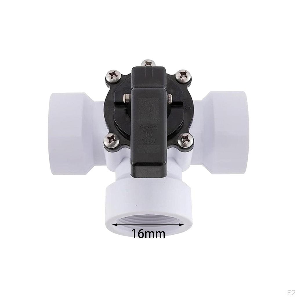 Three Way Diverter Valve Hose Connector with Pipe Clamps Pool Hoses Connection Fittings for