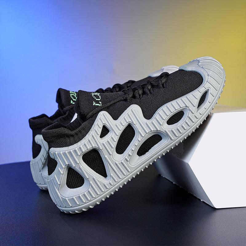 

Большие размеры новые повседневные одинарные туфли дышащие универсальные мужские туфли пара трендовые спортивные кроссовки 46