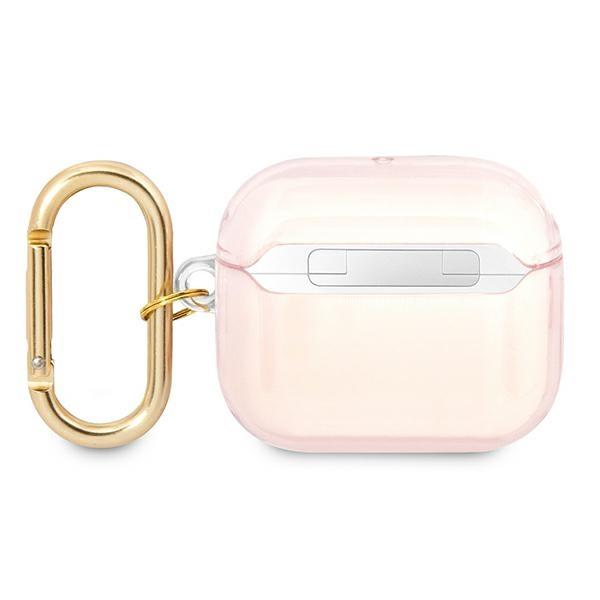 Guess  Gua3Hhtsp Airpods 3 Coverróżowy/Pink Strap Collection