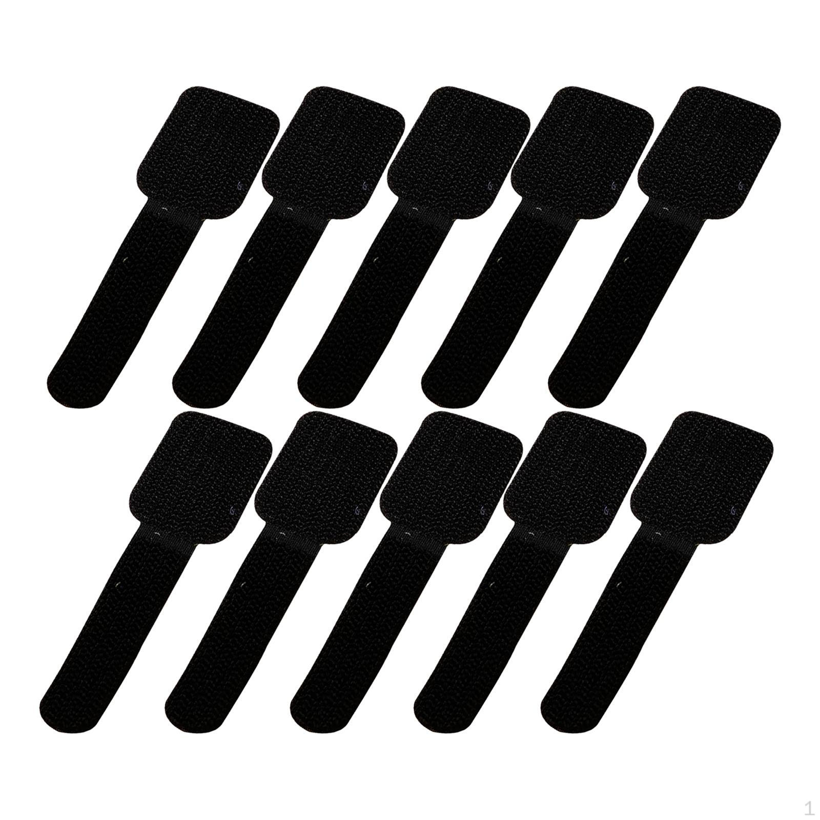 

Cable Organizer for Home And Office Electronics 10pcs Black