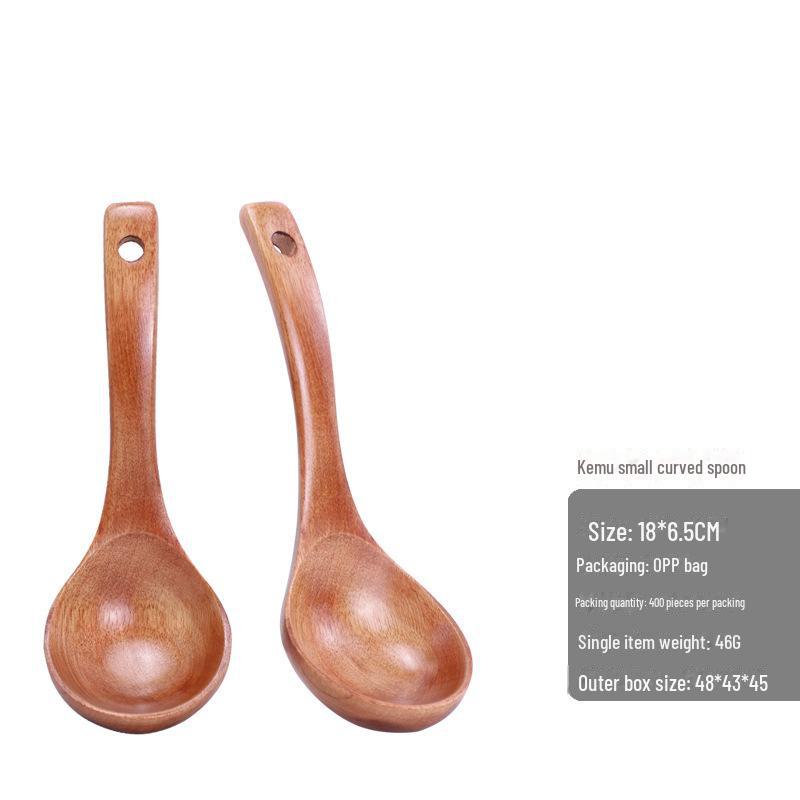 

Лопатка для готовки с антипригарным покрытием, удлиненной деревянной ручкой и ложкой