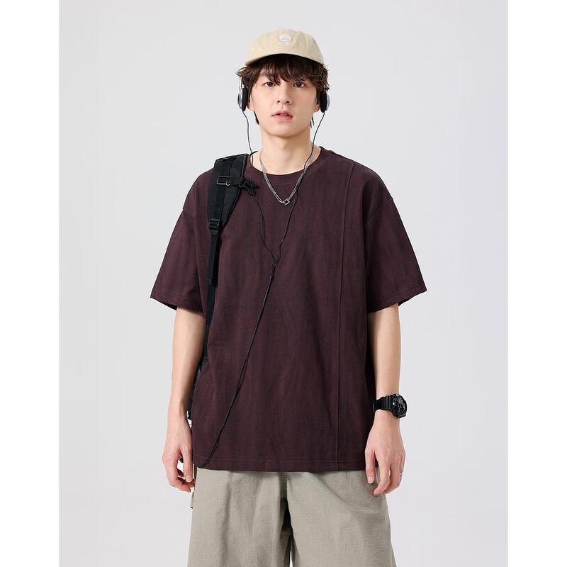 Men s Cotton-Feel Fashion Print Short-Sleeve T-Shirt L