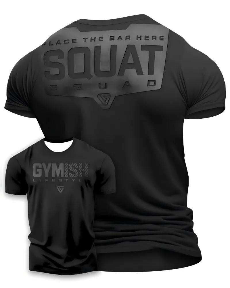 Hot Selling Summer Men's Gym Training Letter Printed Polyester Micro Elastic Breathable Round Neck T-shirt Outdoor Sports Top